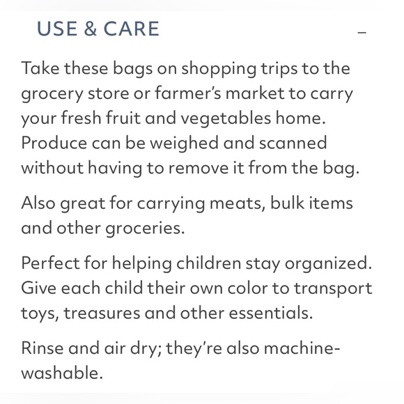 Norwex Reusable Produce Bags - Set of 3 - Picture 4 of 5